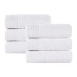 Rayon from Bamboo Eco-Friendly Fluffy Solid Hand Towel Set of 6 - Hand Towel by Superior