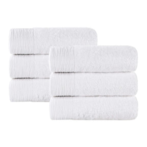 Rayon from Bamboo Eco-Friendly Fluffy Solid Hand Towel Set of 6 - Hand Towel by Superior