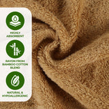 Rayon from Bamboo Eco-Friendly Fluffy Solid Hand Towel Set of 6 - Hand Towel by Superior