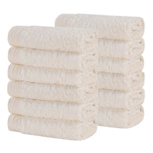 Rayon from Bamboo Eco-Friendly Solid Face Towel Washcloth Set of 12 - Face Towel by Superior