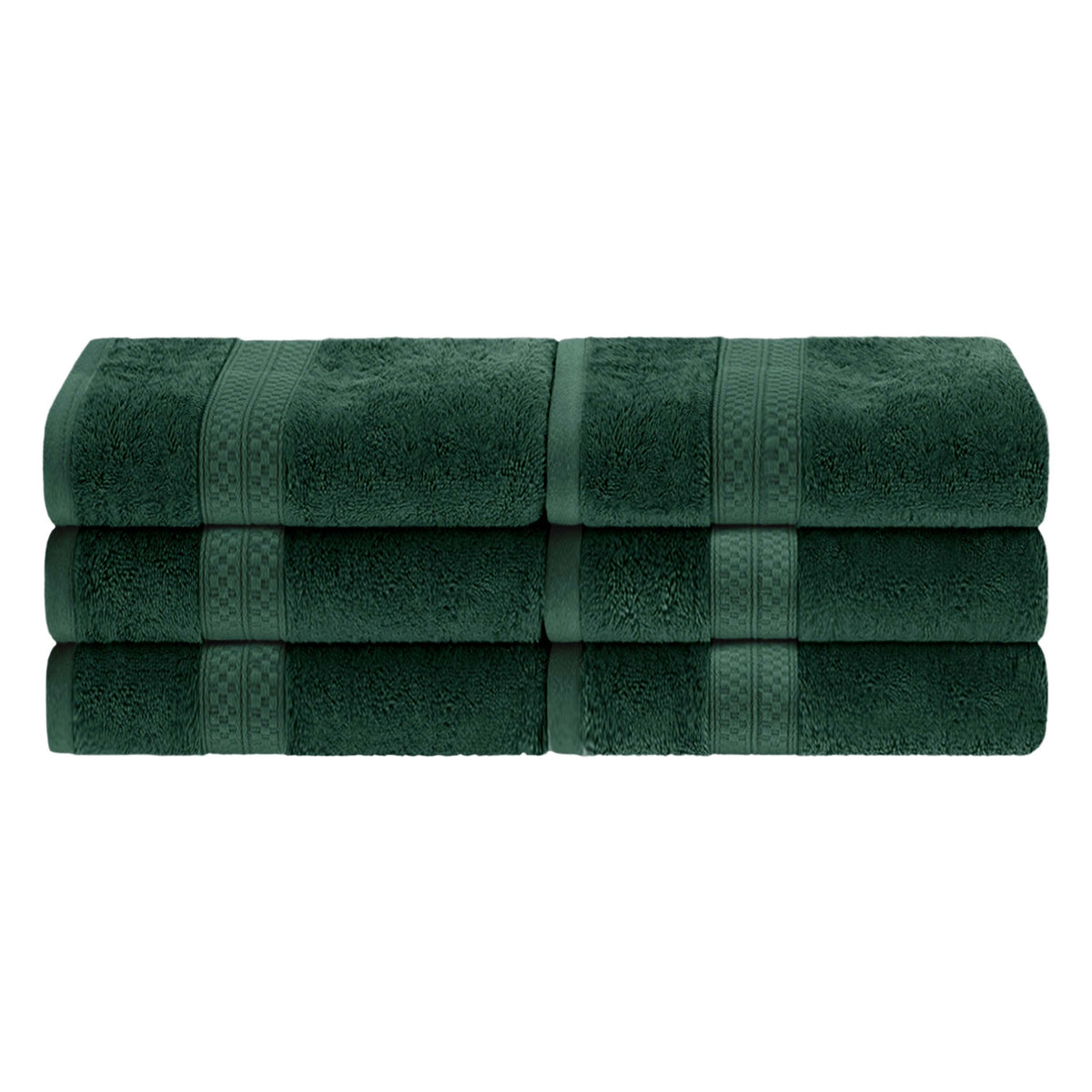 Rayon from Bamboo Ultra-Plush Heavyweight 6 Piece Hand Towel Set - Hand Towel Set by Superior