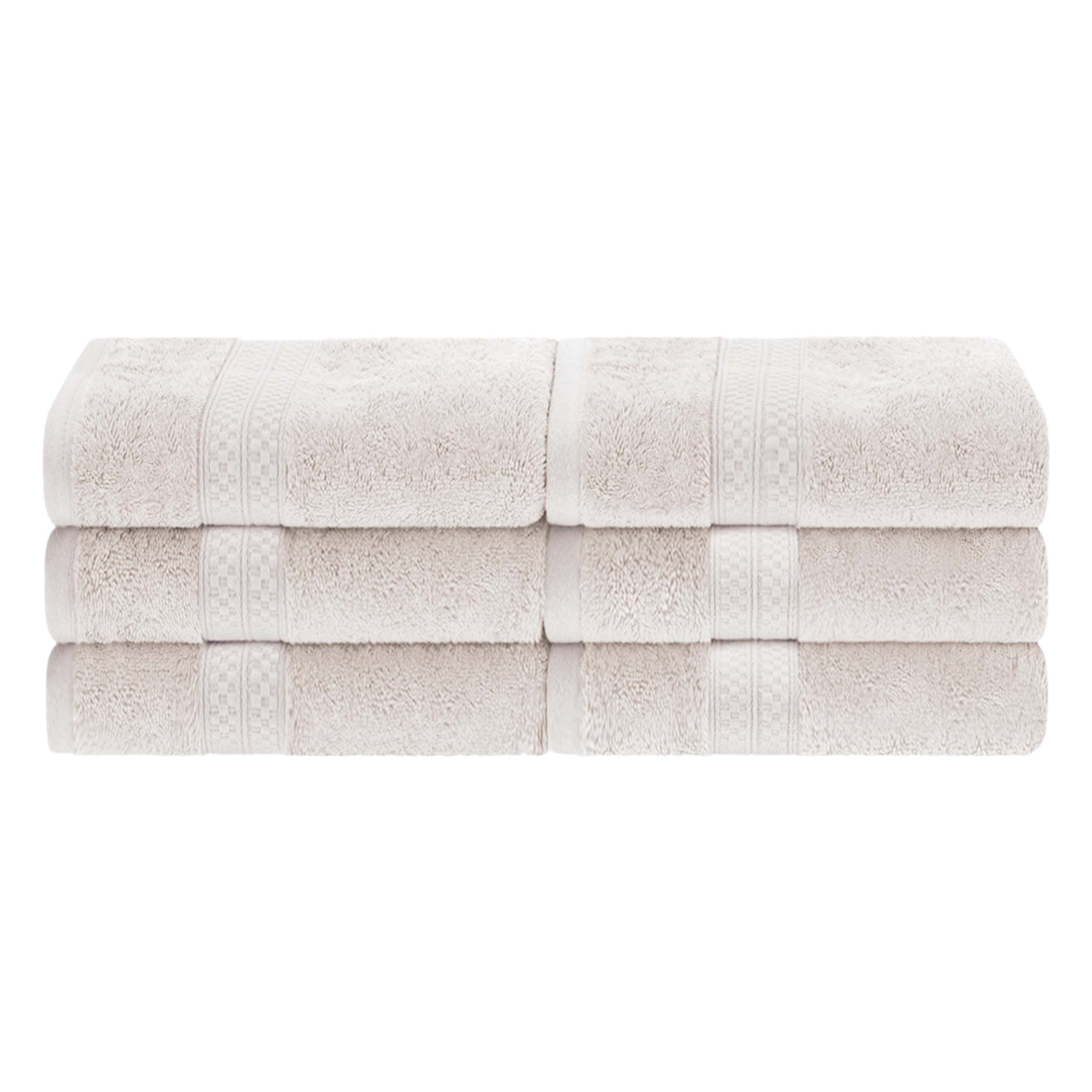 Rayon from Bamboo Ultra-Plush Heavyweight 6 Piece Hand Towel Set - Hand Towel Set by Superior