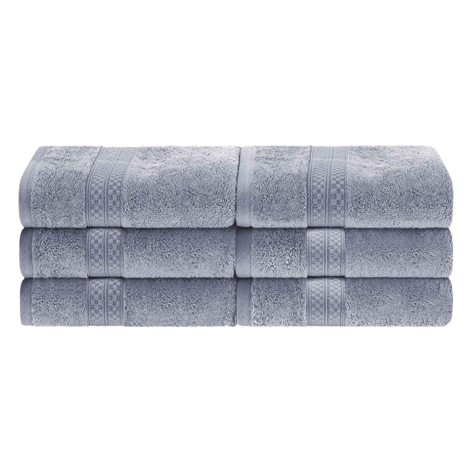 Rayon from Bamboo Ultra-Plush Heavyweight 6 Piece Hand Towel Set - Hand Towel Set by Superior