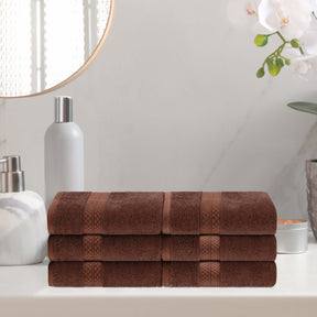 Rayon from Bamboo Ultra-Plush Heavyweight 6 Piece Hand Towel Set - Hand Towel Set by Superior