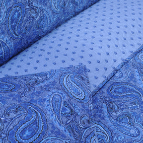 Reversible Moroccan Paisley Cotton Quilt Set - by Superior