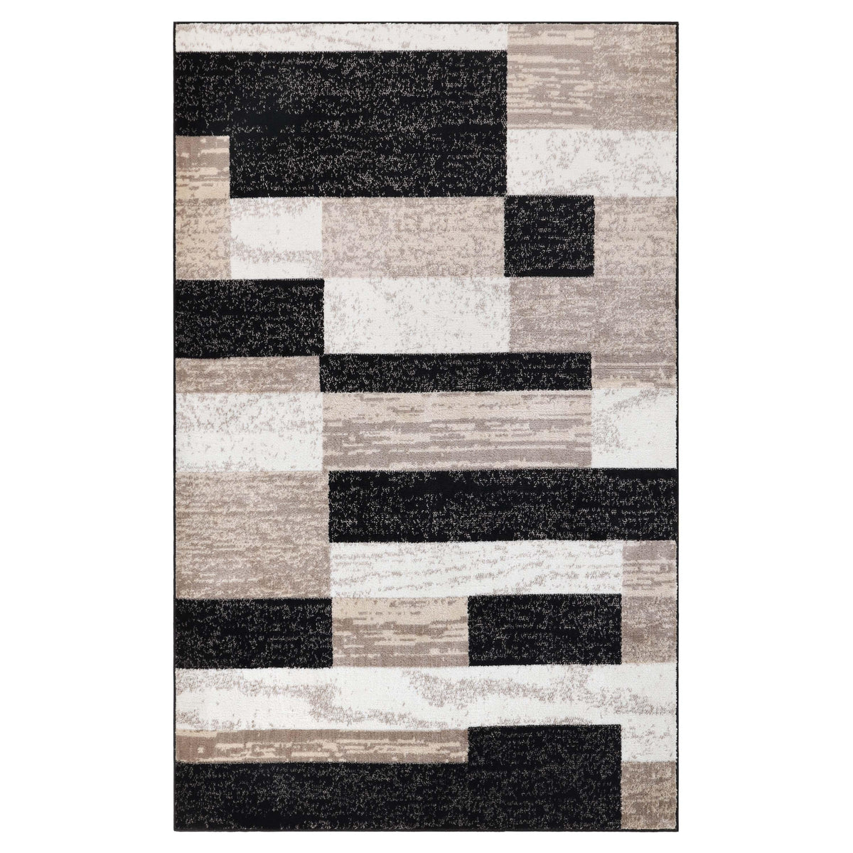 Rockwood Modern Geometric Patchwork Indoor Area Rug or Runner - Rugs by Superior