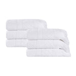 Rolla Cotton Geometric Jacquard Plush Absorbent Hand Towel Set of 6 - Hand Towel by Superior