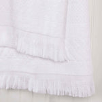 Rolla Cotton Geometric Jacquard Plush Soft Absorbent 3 Piece Towel Set - Towel Set by Superior