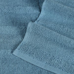 Roma Cotton Ribbed Textured Soft Face Towels/ Washcloths, Set of 12 - Face Towel by Superior