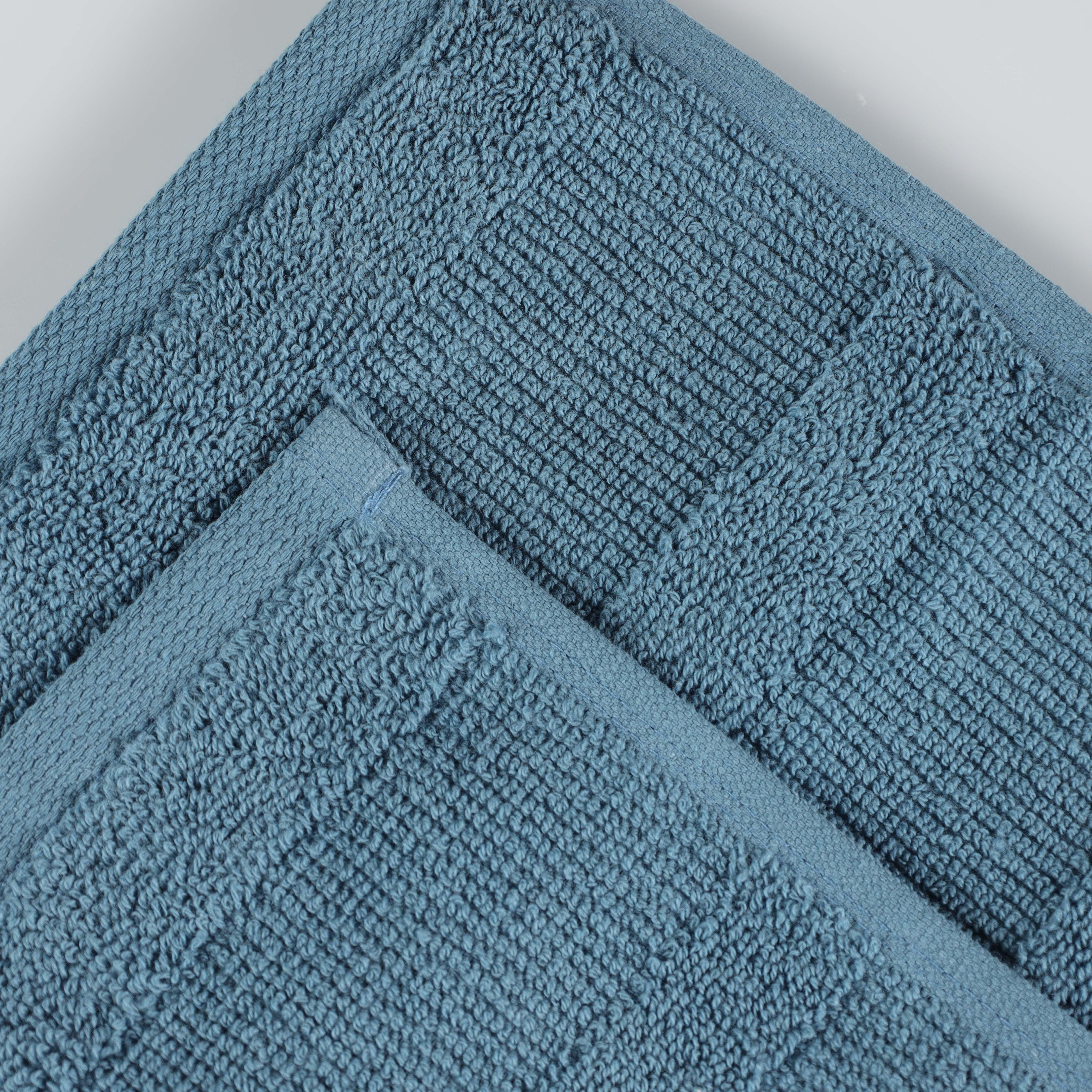 Roma Cotton Ribbed Textured Soft Face Towels/ Washcloths, Set of 12 - Face Towel by Superior