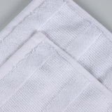 Roma Cotton Ribbed Textured Soft Face Towels/ Washcloths, Set of 12 - Face Towel by Superior