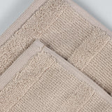 Roma Cotton Ribbed Textured Soft Highly Absorbent Bath Towel Set of 3 - Bath Towel by Superior