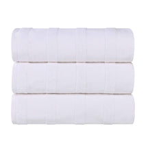 Roma Cotton Ribbed Textured Soft Highly Absorbent Bath Towel Set of 3 - Bath Towel by Superior