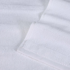 Roma Cotton Ribbed Textured Soft Highly Absorbent Bath Towel Set of 3 - Bath Towel by Superior