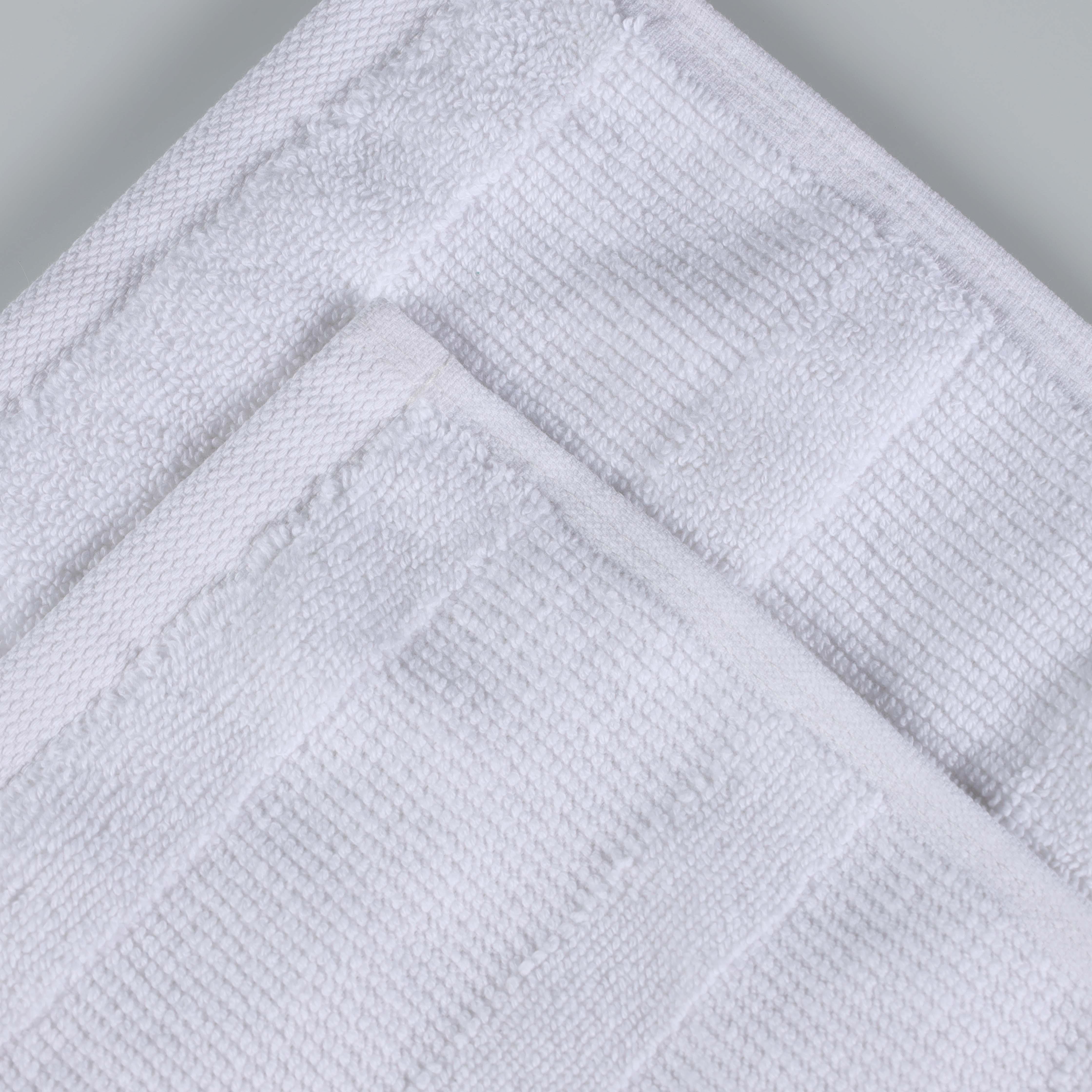 Roma Cotton Ribbed Textured Soft Highly Absorbent Bath Towel Set of 3 - Bath Towel by Superior