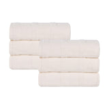 Roma Cotton Ribbed Textured Soft Highly Absorbent Hand Towel Set of 6 - Hand Towel by Superior