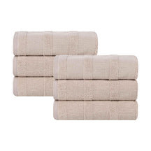 Roma Cotton Ribbed Textured Soft Highly Absorbent Hand Towel Set of 6 - Hand Towel by Superior