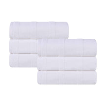 Roma Cotton Ribbed Textured Soft Highly Absorbent Hand Towel Set of 6 - Hand Towel by Superior