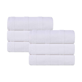 Roma Cotton Ribbed Textured Soft Highly Absorbent Hand Towel Set of 6 - Hand Towel by Superior