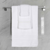 Sadie Zero Twist Cotton Solid Absorbent 3 Piece Towel Set - Towel Set by Superior