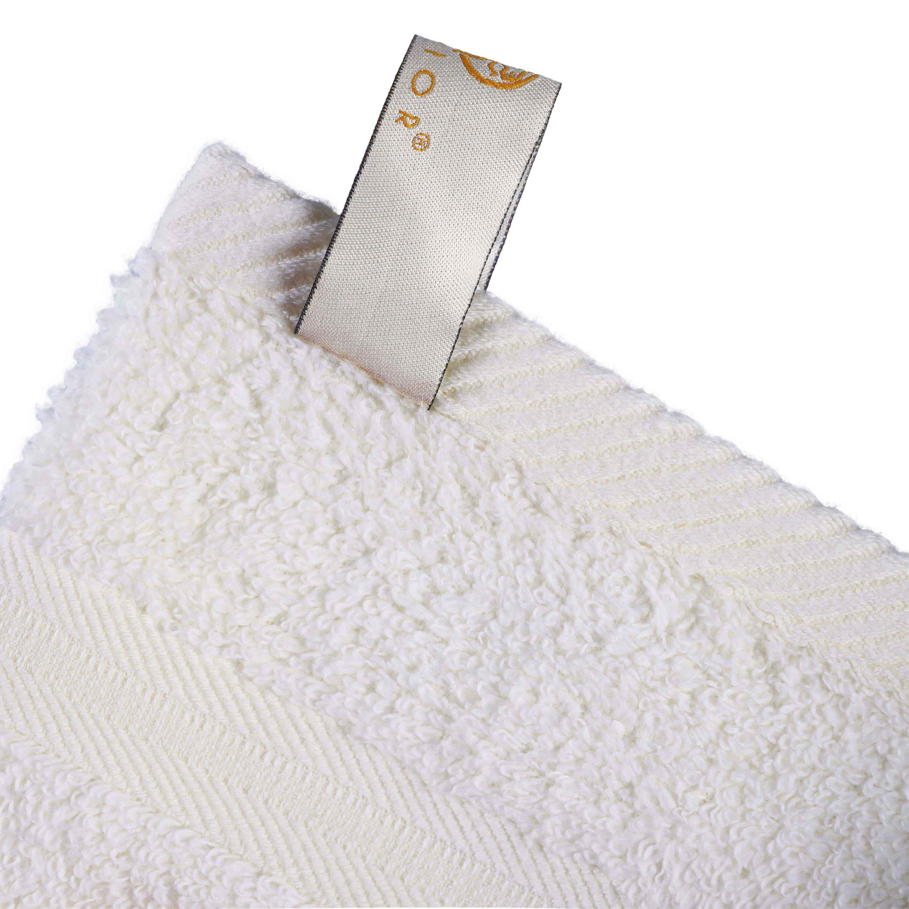 Smart Dry Zero Twist Cotton Medium Weight Face Towels, Set of 12 - Face Towel Set by Superior