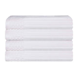 Soho Ribbed Cotton Absorbent Bath Towel Set of 4 - Bath Towel by Superior