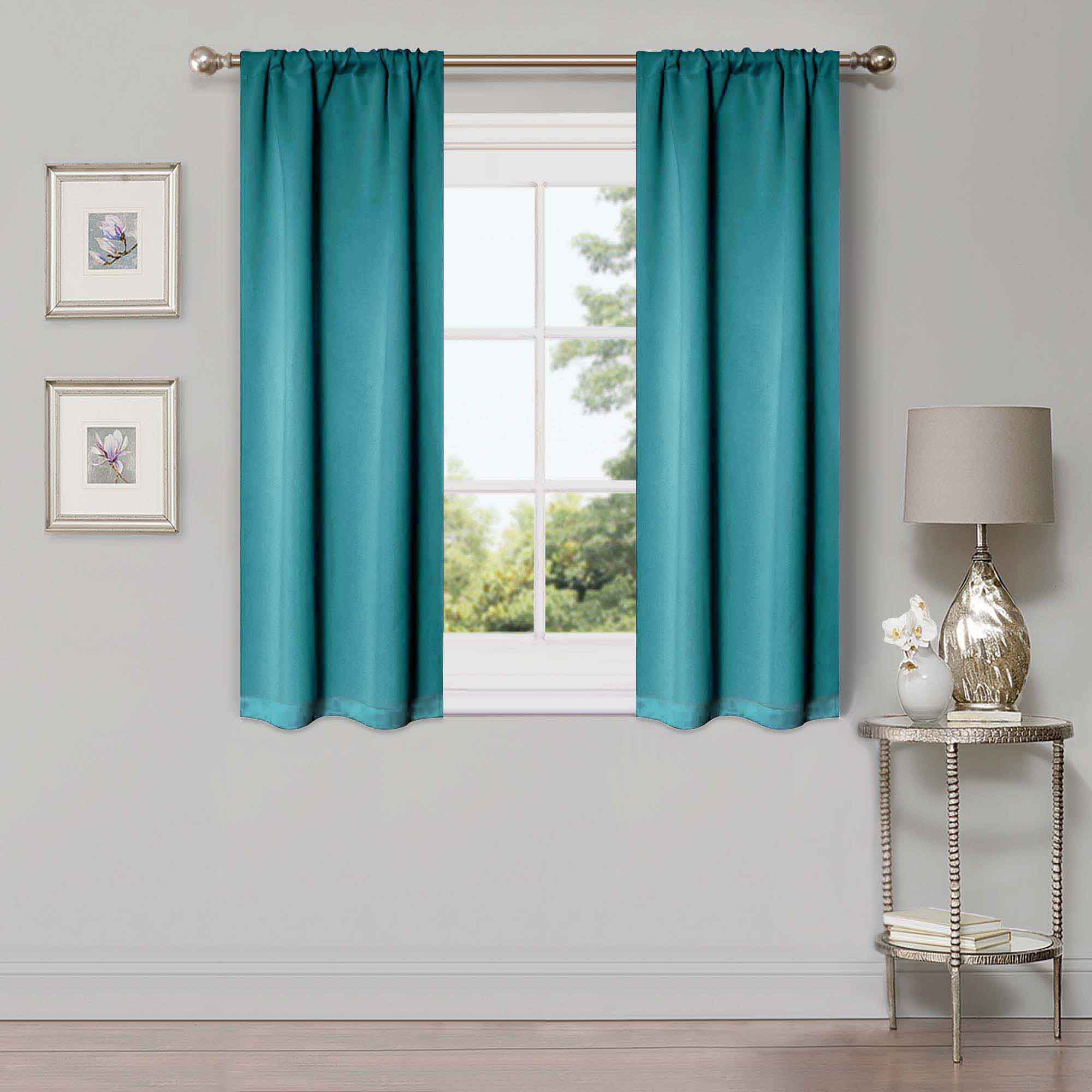 Solid Machine Washable Room Darkening Blackout Curtains, Set of 2 - Blackout Curtains by Superior