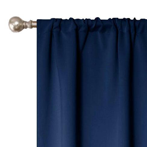 Solid Machine Washable Room Darkening Blackout Curtains, Set of 2 - Blackout Curtains by Superior