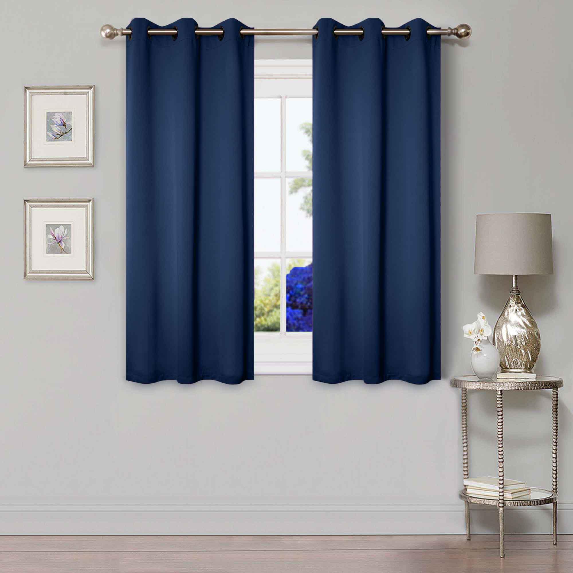 Solid Machine Washable Room Darkening Blackout Curtains, Set of 2 - Blackout Curtains by Superior