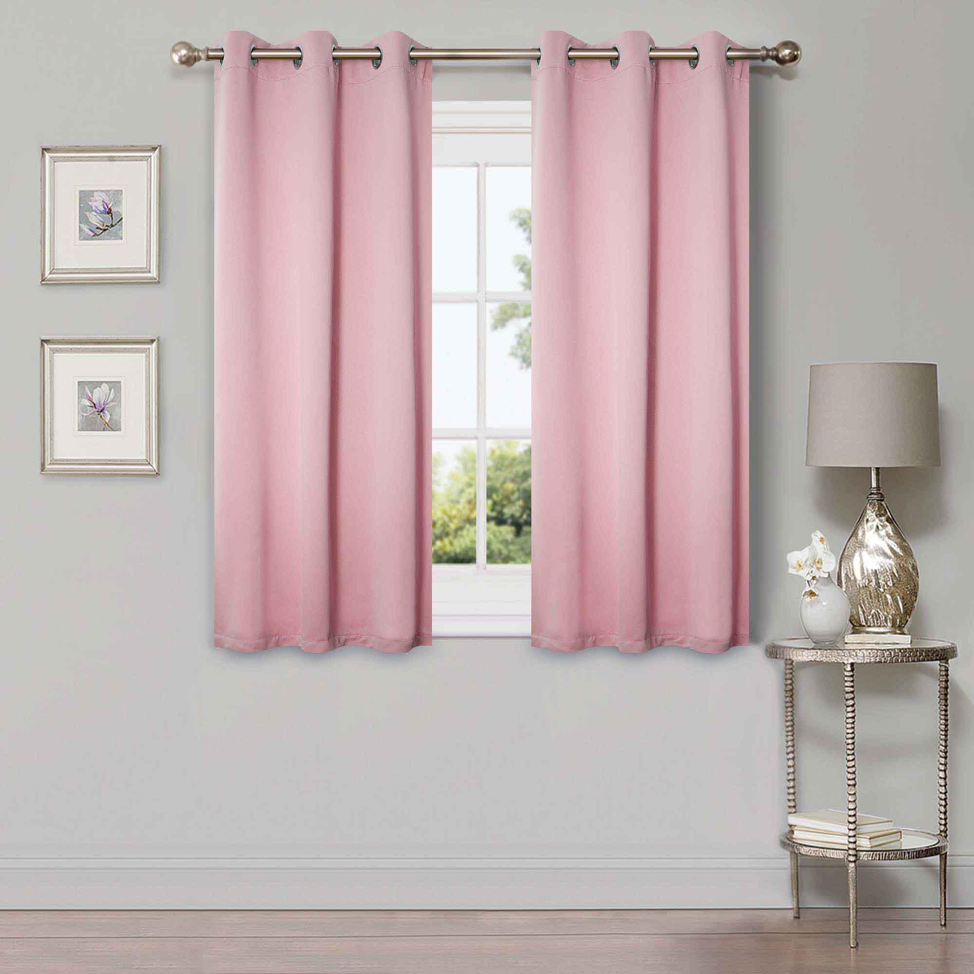 Solid Machine Washable Room Darkening Blackout Curtains, Set of 2 - Blackout Curtains by Superior