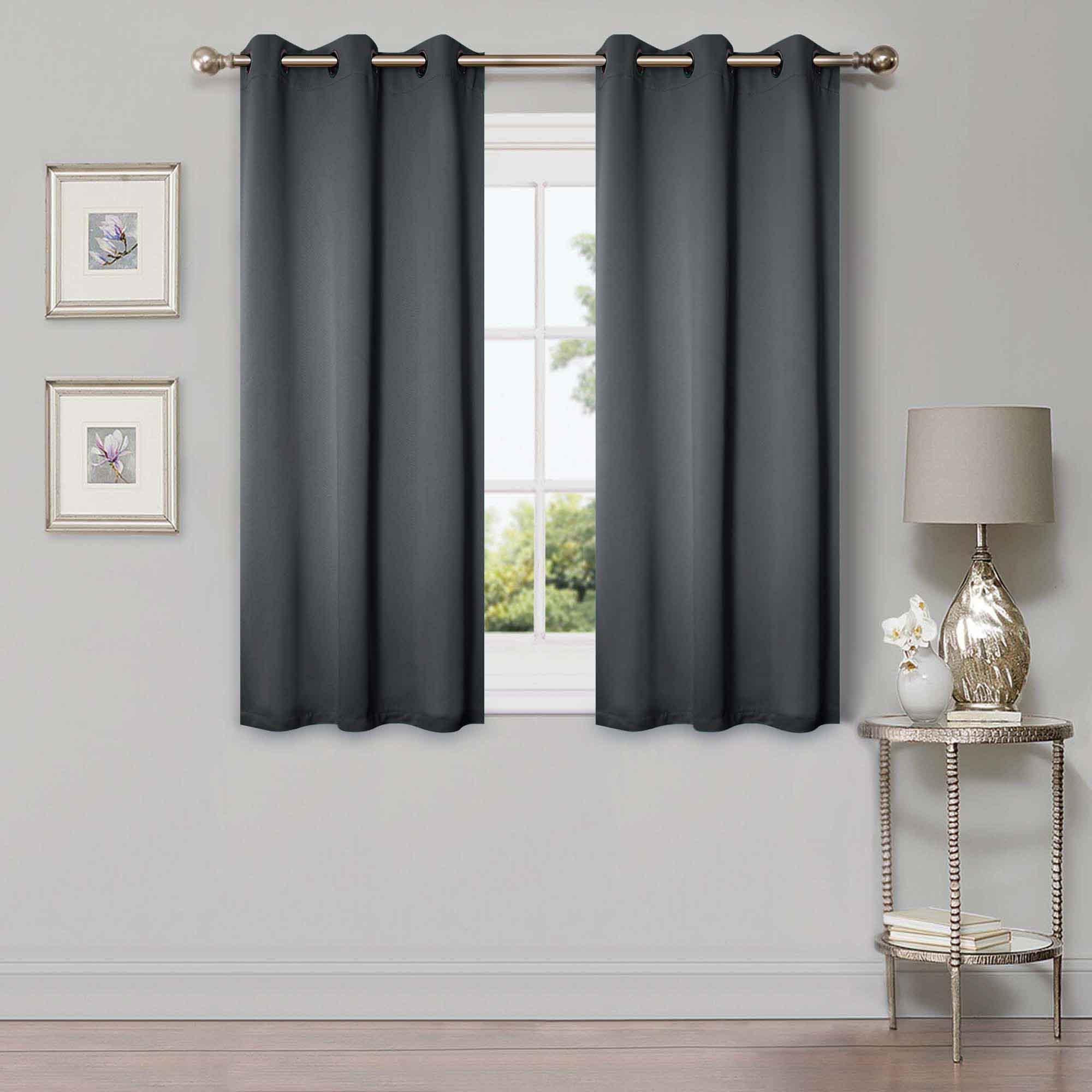 Solid Machine Washable Room Darkening Blackout Curtains, Set of 2 - Blackout Curtains by Superior