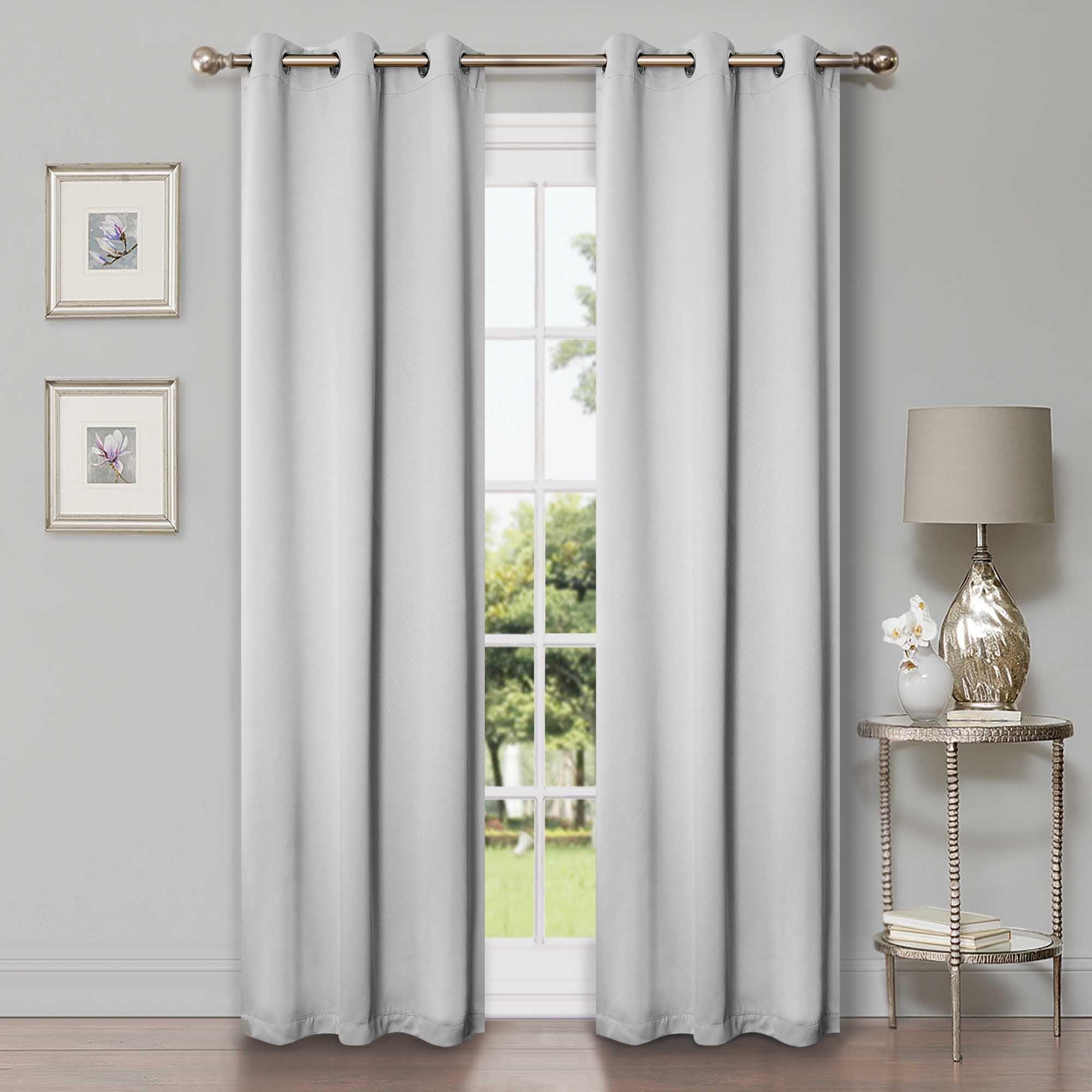 Solid Machine Washable Room Darkening Blackout Curtains, Set of 2 - Blackout Curtains by Superior