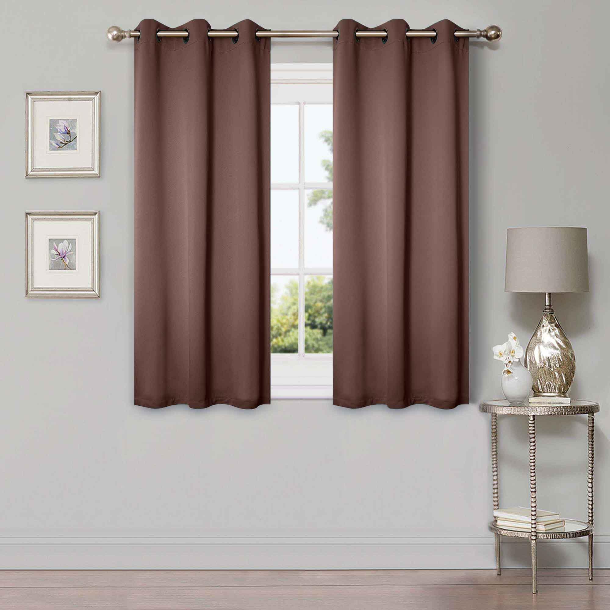 Solid Machine Washable Room Darkening Blackout Curtains, Set of 2 - Blackout Curtains by Superior