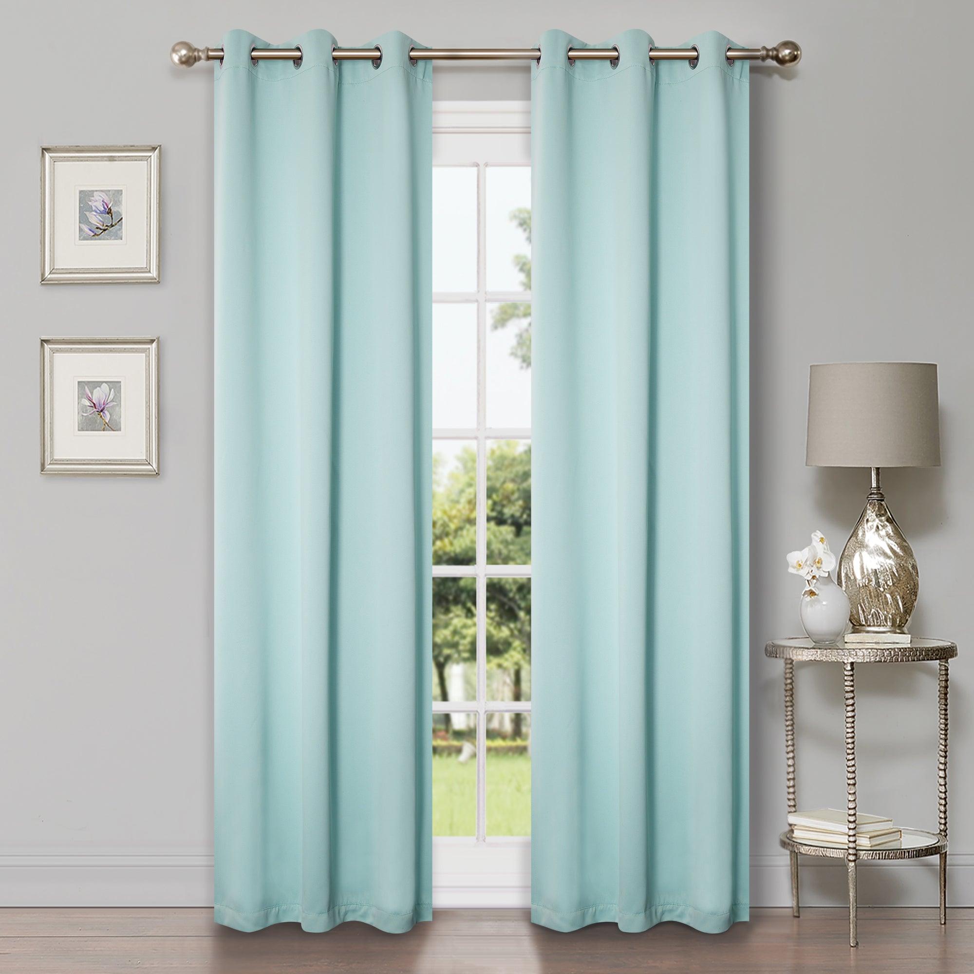 Solid Machine Washable Room Darkening Blackout Curtains, Set of 2 - Blackout Curtains by Superior