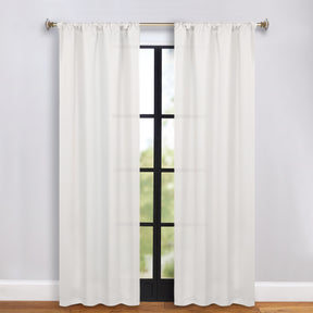 Solid Room Darkening Rod Pocket Blackout Curtain Panels, Set of 2 - Blackout Curtains by Superior