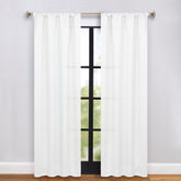 Solid Room Darkening Rod Pocket Blackout Curtain Panels, Set of 2 - Blackout Curtains by Superior