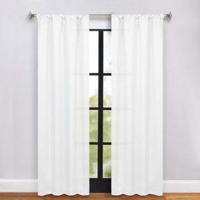 Solid Room Darkening Rod Pocket Blackout Curtain Panels, Set of 2 - Blackout Curtains by Superior