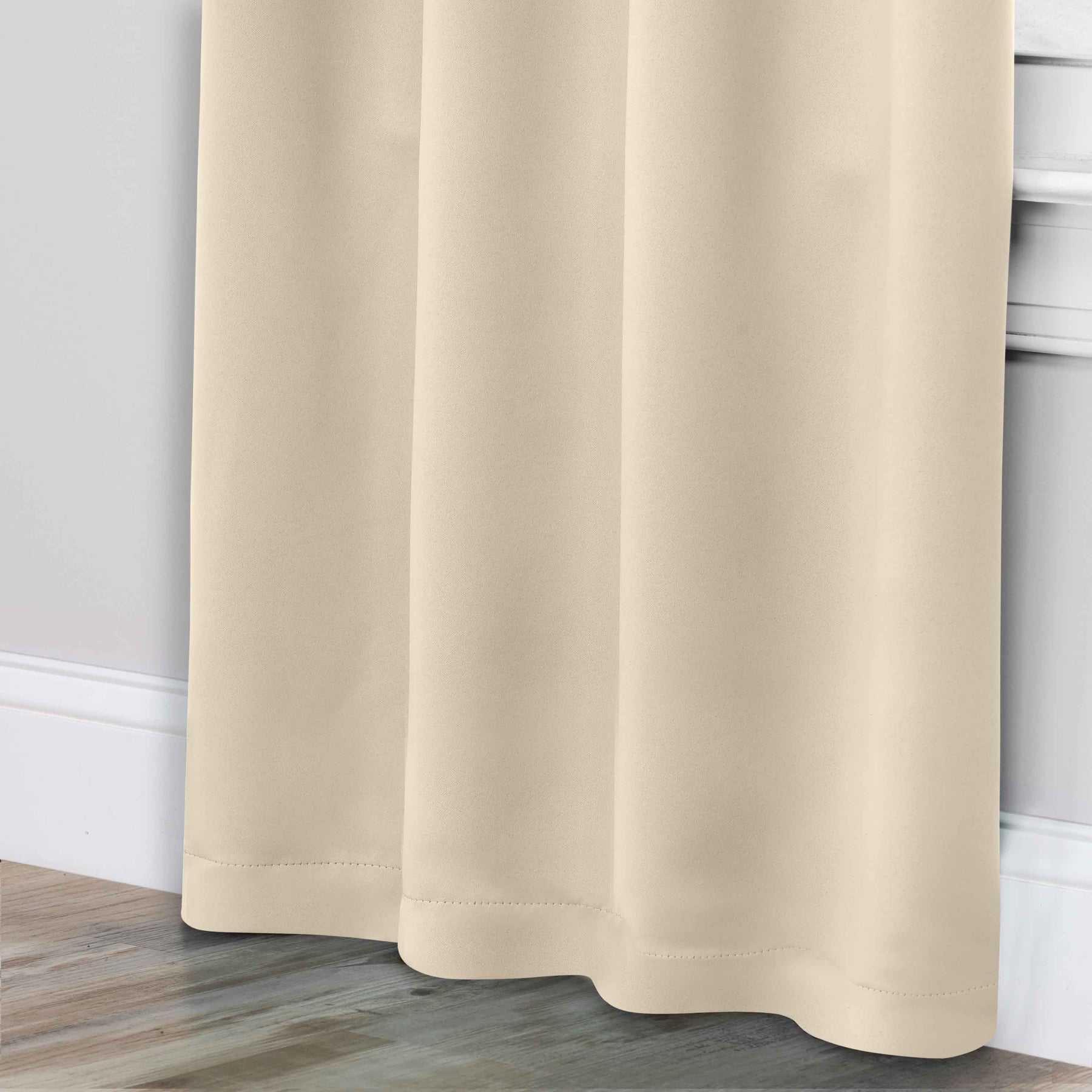 Solid Room Darkening Rod Pocket Blackout Curtain Panels, Set of 2 - Blackout Curtains by Superior