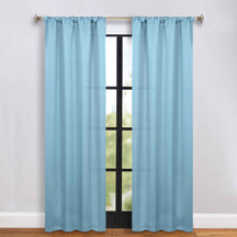 Solid Room Darkening Rod Pocket Blackout Curtain Panels, Set of 2 - Blackout Curtains by Superior