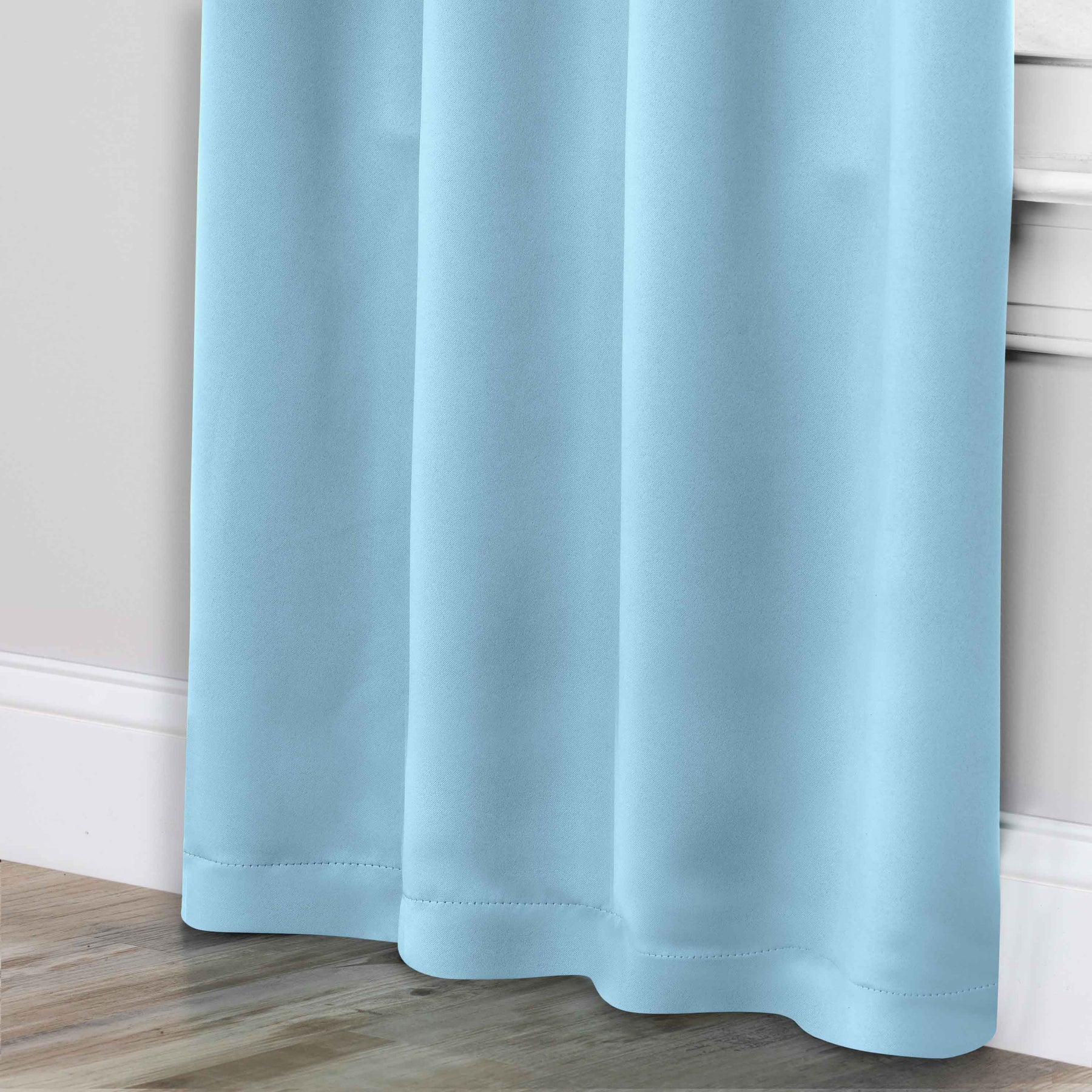 Solid Room Darkening Rod Pocket Blackout Curtain Panels, Set of 2 - Blackout Curtains by Superior