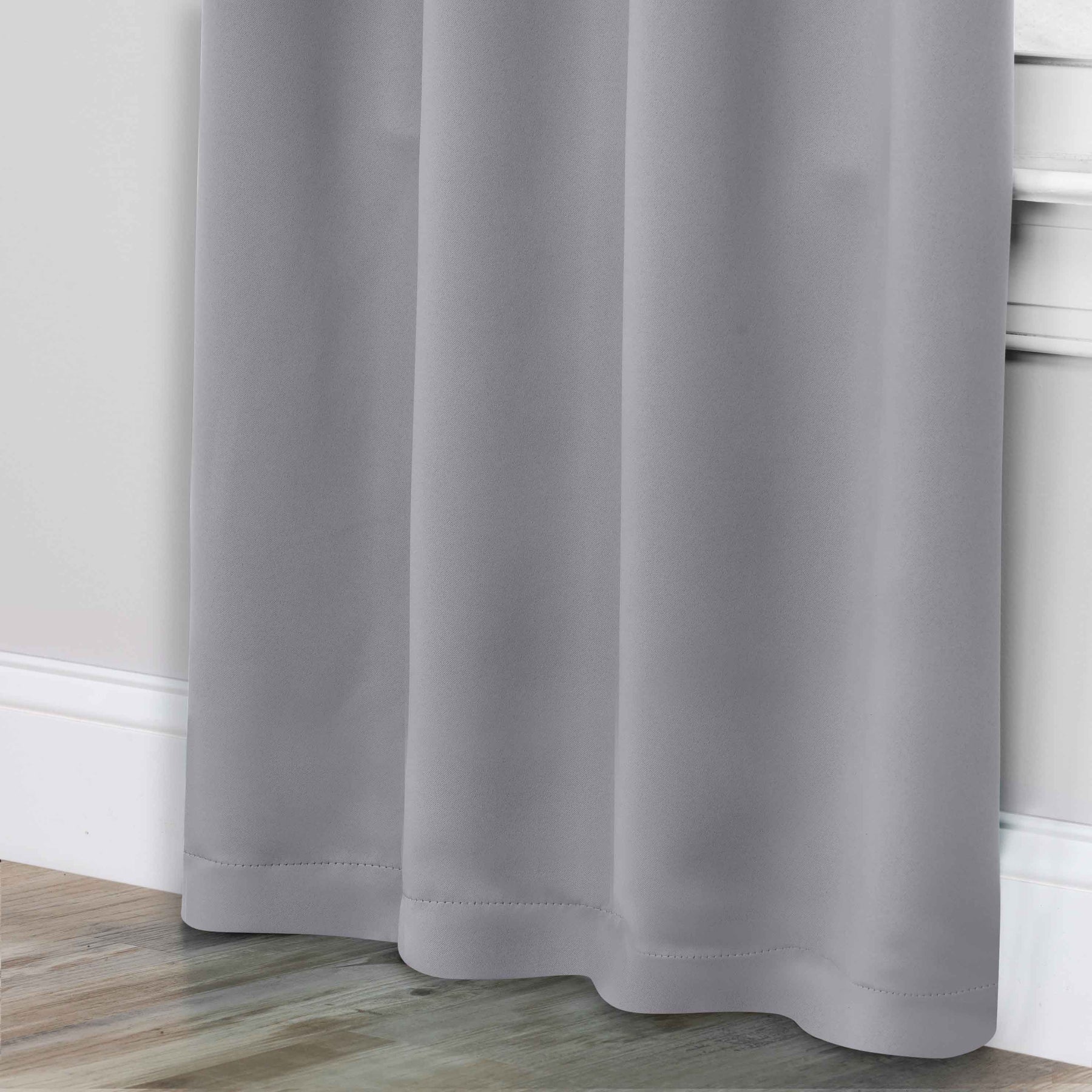 Solid Room Darkening Rod Pocket Blackout Curtain Panels, Set of 2 - Blackout Curtains by Superior