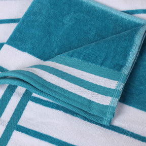 Striped Extra Large Oversized Absorbent Quick Dry Cotton Beach Towel - Beach Towel by Superior