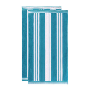 Striped Extra Large Oversized Absorbent Quick Dry Cotton Beach Towel - Beach Towel by Superior