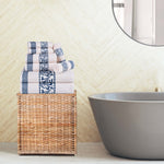 Superior Athens Cotton Greek Key Trim 8 Piece Towel Set - Towel Set by Superior