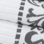 Superior Athens Cotton Greek Key Trim 8 Piece Towel Set - Towel Set by Superior