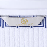 Superior Athens Cotton Greek Key Trim 8 Piece Towel Set - Towel Set by Superior