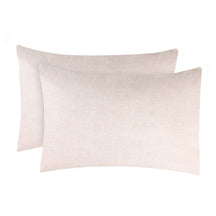 Superior Melange Flannel Cotton Two-Toned Fuzzy Pillowcases, Set of 2 - Pillowcases by Superior