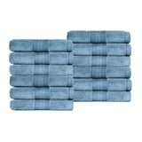 Superior Premium Turkish Cotton 12-Piece Face Towel Set - Face Towel Set by Superior