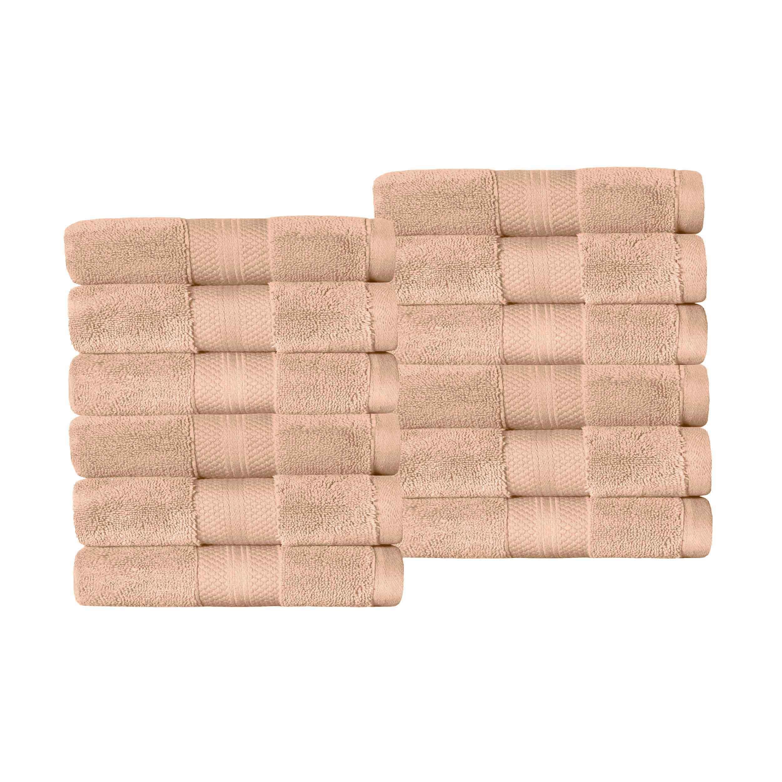 Superior Premium Turkish Cotton 12-Piece Face Towel Set - Face Towel Set by Superior