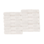 Superior Premium Turkish Cotton 12-Piece Face Towel Set - Face Towel Set by Superior